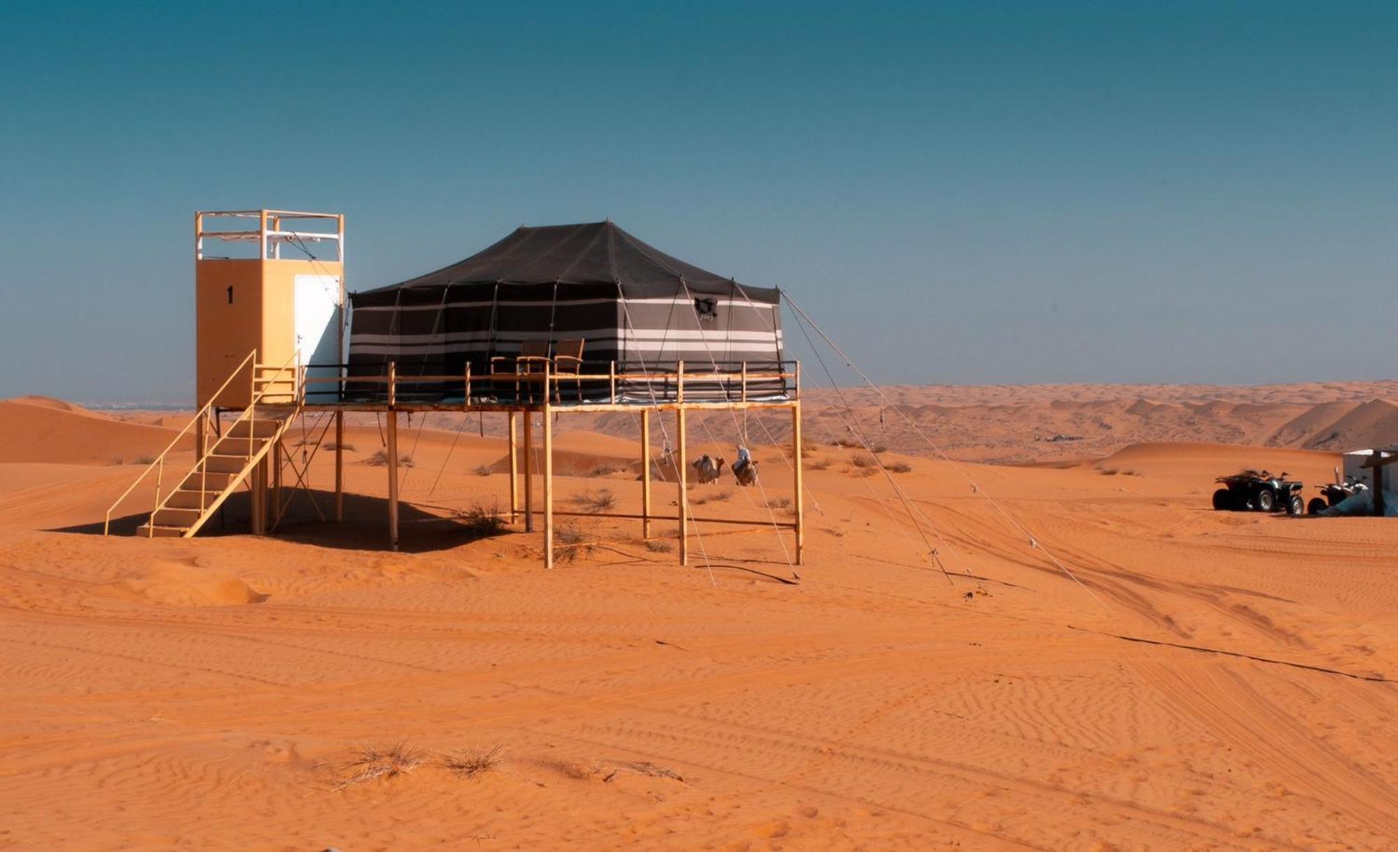 Hamood Desert Private Camp Hotel Al Wāşil Exterior foto