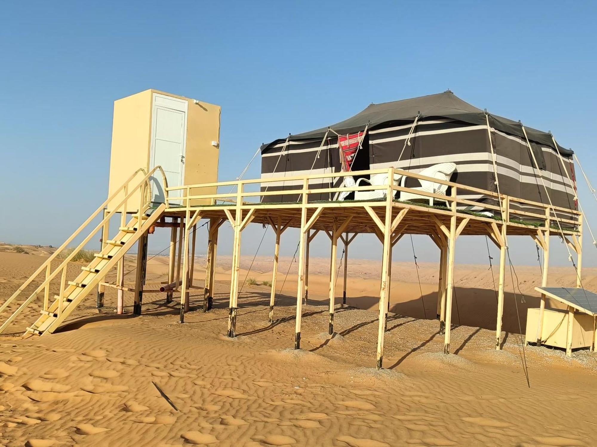 Hamood Desert Private Camp Hotel Al Wāşil Exterior foto